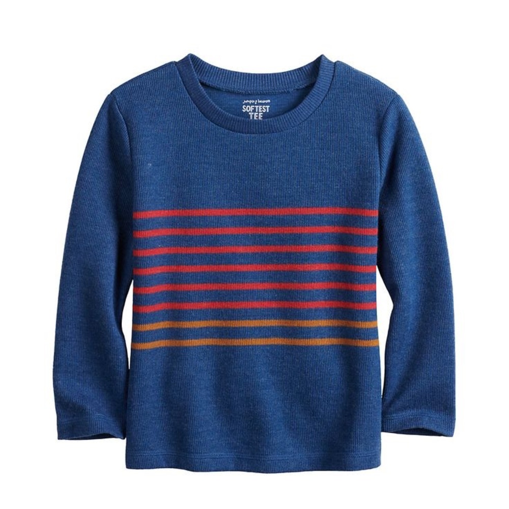Jumping Beans Navy Blue Striped Sweater
